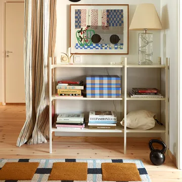 Portal ράφι βιβλιοθήκης small, Off white, 123 εκ. - TÔNN furniture