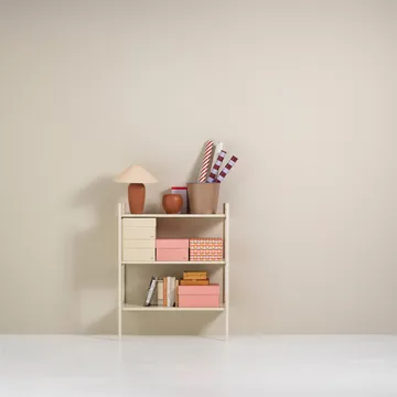 Portal ράφι βιβλιοθήκης small, Off white, 80 εκ. - TÔNN furniture