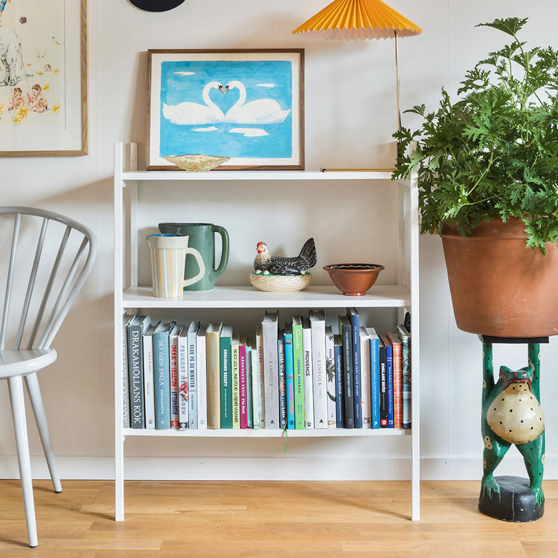 Portal ράφι βιβλιοθήκης small, White, 80 εκ.,  TÔNN furniture
