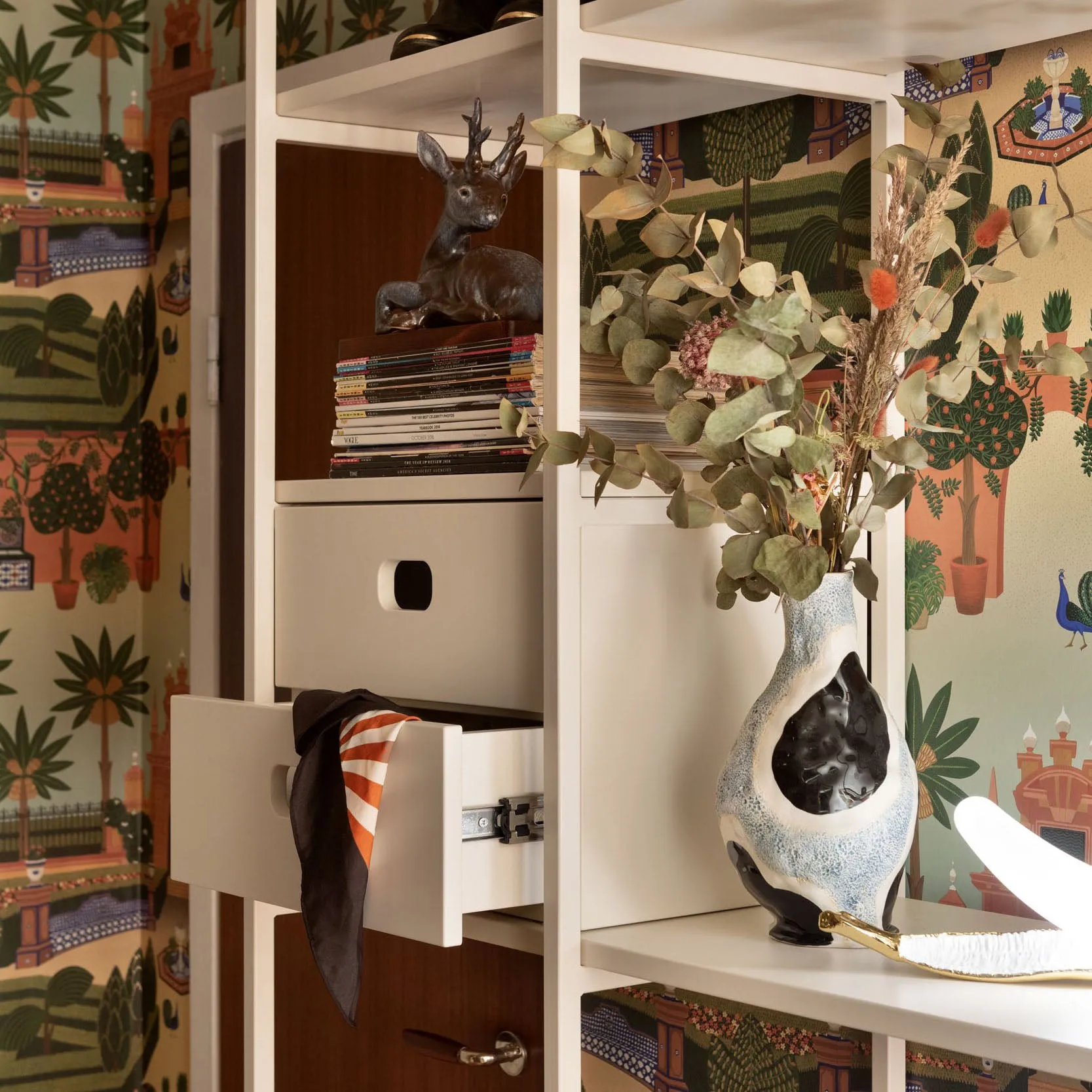 Ντουλάπι TÔNN με συρτάρια μικρό, Off-white TÔNN furniture