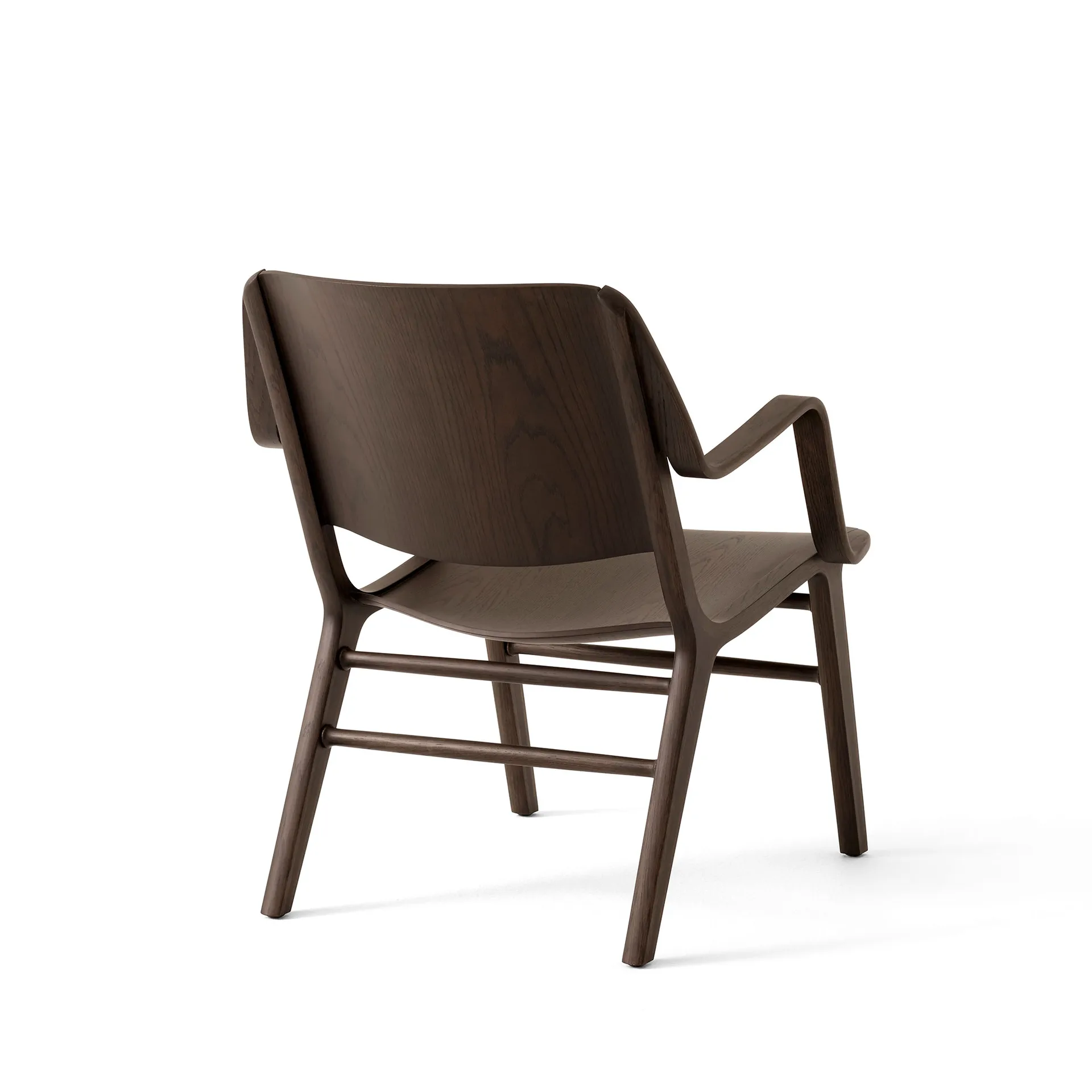 AX HM11 Lounge Chair με υποβραχιόνια, Dark stained oak &Tradition
