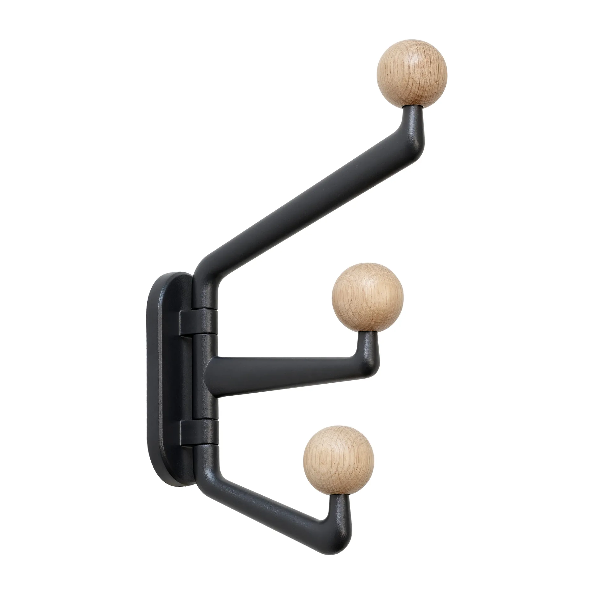 Capture SC74 κρεμάστρα μικρή 3 θέσεις, Γραφίτης-Δρυς &Tradition