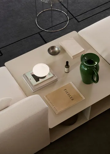 Develius EV3 τραπεζάκι σαλονιού - Steel ivory, Ø89x40 εκ. - &Tradition