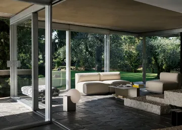 Develius EV3 τραπεζάκι σαλονιού - Steel ivory, Ø89x40 εκ. - &Tradition