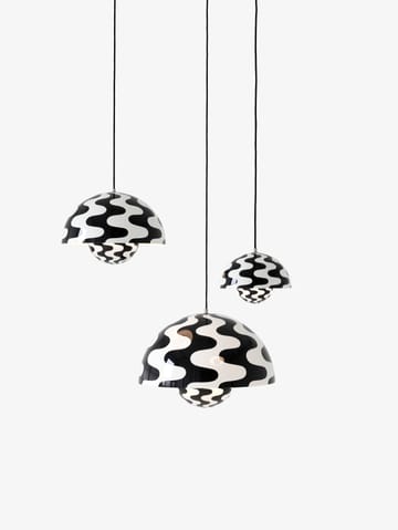 Flowerpot VP1 κρεμαστό φωτιστικό - Black-white pattern - &Tradition
