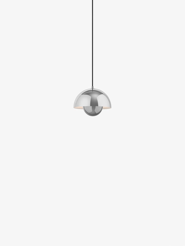Flowerpot VP1 κρεμαστό φωτιστικό, Chrome-plated &Tradition