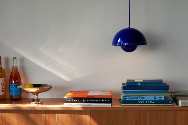 Flowerpot VP1 κρεμαστό φωτιστικό, Cobalt blue &Tradition