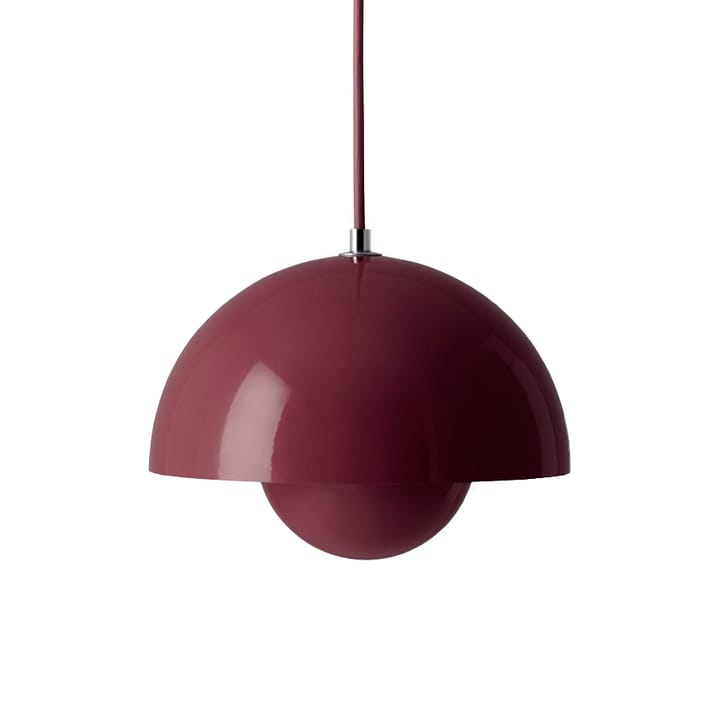 Flowerpot VP1 κρεμαστό φωτιστικό - Dark plum - &Tradition