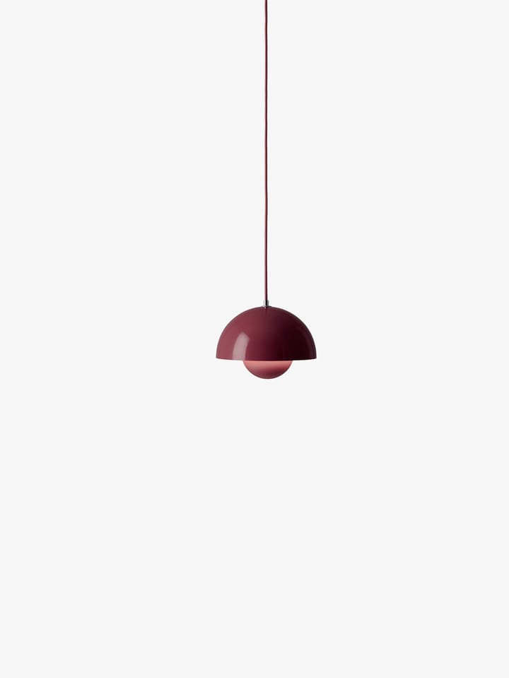 Flowerpot VP1 κρεμαστό φωτιστικό, Dark plum &Tradition