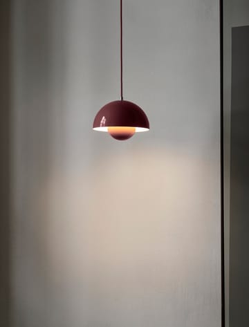 Flowerpot VP1 κρεμαστό φωτιστικό - Dark plum - &Tradition