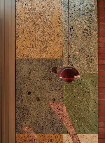 Flowerpot VP1 κρεμαστό φωτιστικό - Dark plum - &Tradition