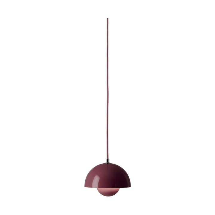 Flowerpot VP10 κρεμαστό φωτιστικό, Dark plum &Tradition