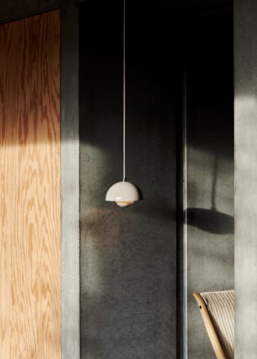Flowerpot VP10 κρεμαστό φωτιστικό - Grey beige - &Tradition
