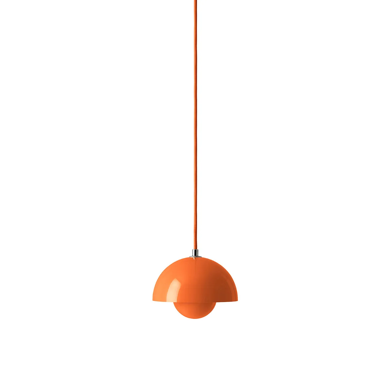 Flowerpot VP10 κρεμαστό φωτιστικό, Zesty orange &Tradition