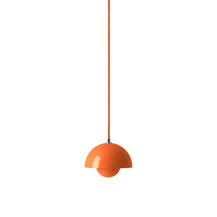 Flowerpot VP10 κρεμαστό φωτιστικό - Zesty orange - &Tradition