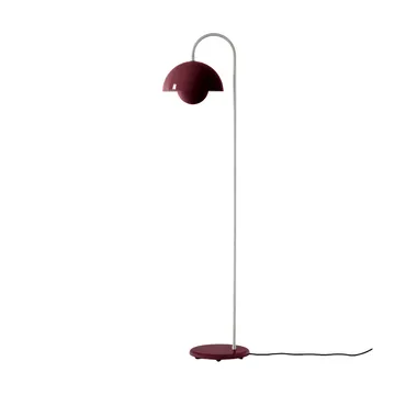 Flowerpot VP12 φωτιστικό δαπέδου - Dark plum - &Tradition