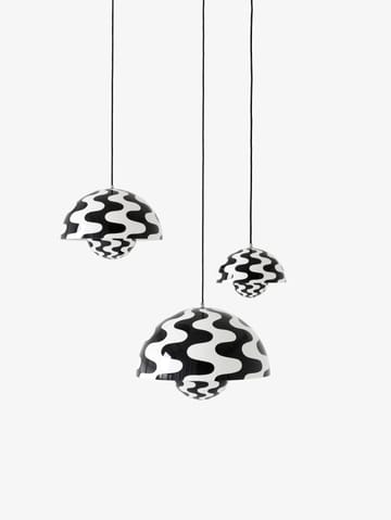 Flowerpot VP2 κρεμαστό φωτιστικό - Black-white pattern - &Tradition