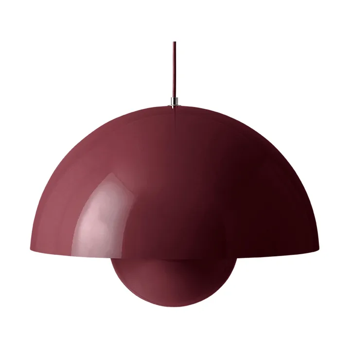 Flowerpot VP2 κρεμαστό φωτιστικό - Dark plum - &Tradition