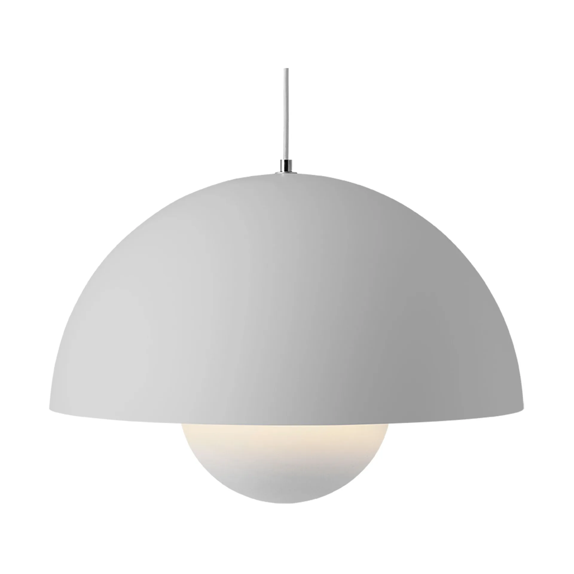 Flowerpot VP2 κρεμαστό φωτιστικό, Matt light grey &Tradition