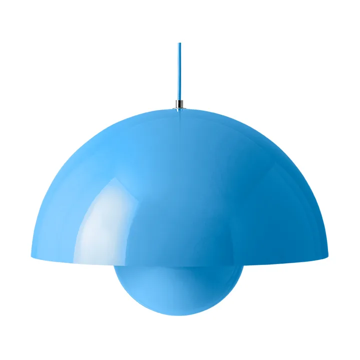 Flowerpot VP2 κρεμαστό φωτιστικό - Swim blue - &Tradition
