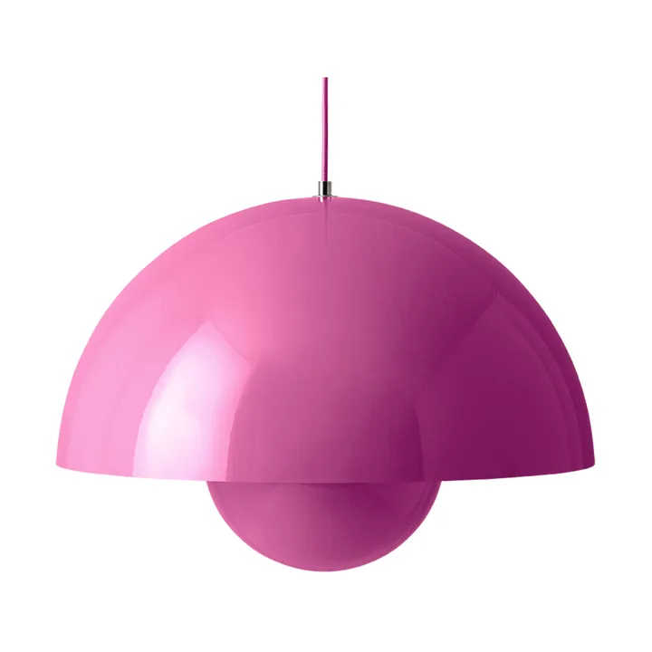 Flowerpot VP2 κρεμαστό φωτιστικό - Tangy pink - &Tradition