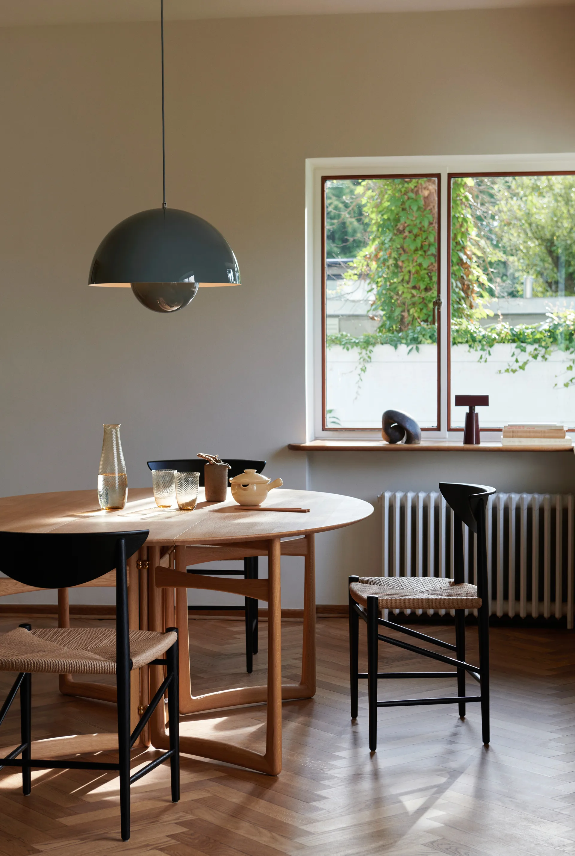 Flowerpot VP2 κρεμαστό φωτιστικό, Μπλε της πέτρας &Tradition