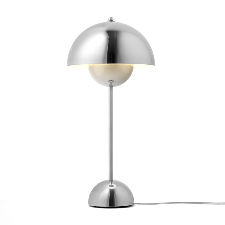 FlowerPot VP3 επιτραπέζιο φωτιστικό, Chrome-plated &Tradition