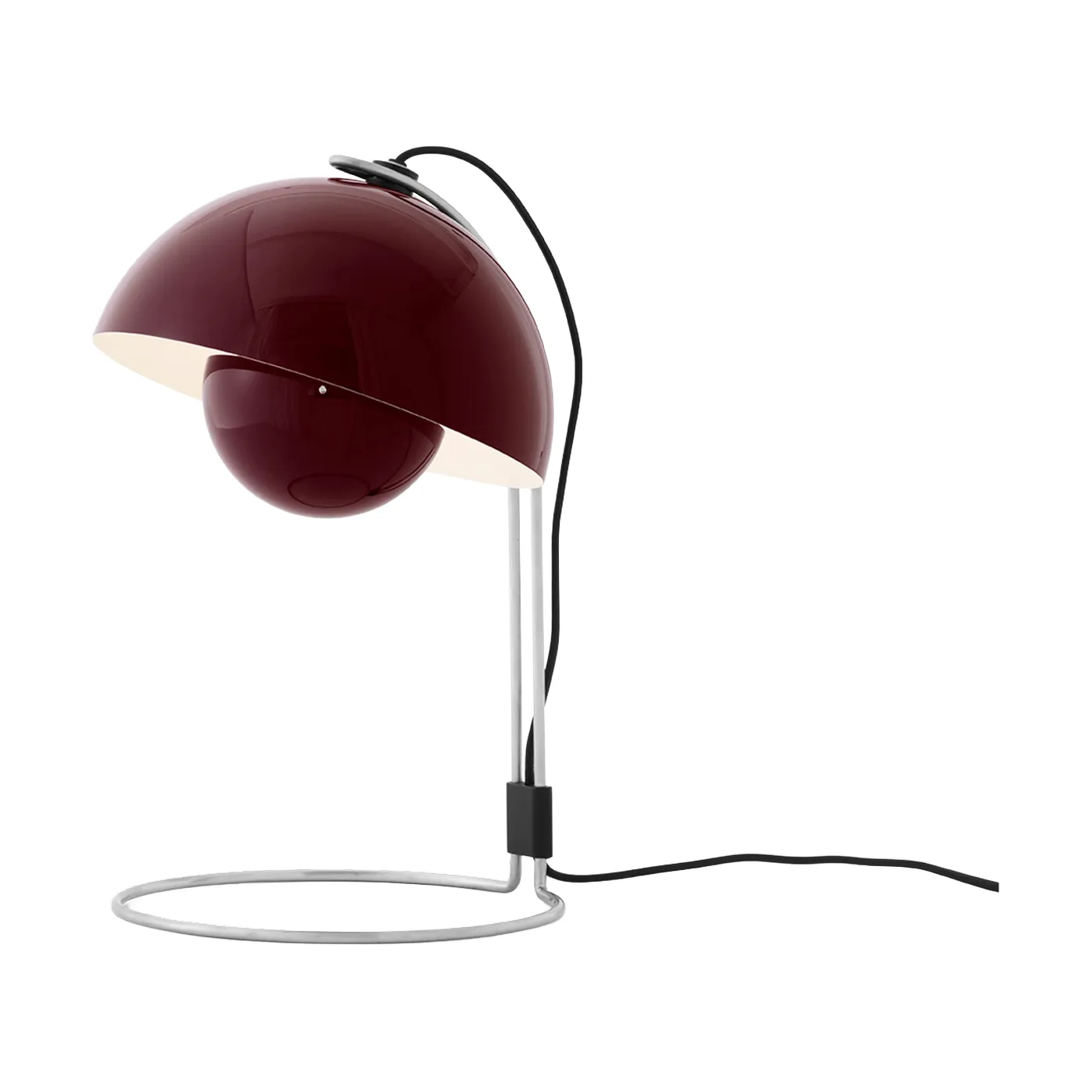 FlowerPot επιτραπέζιο φωτιστικό VP4, Dark plum &Tradition