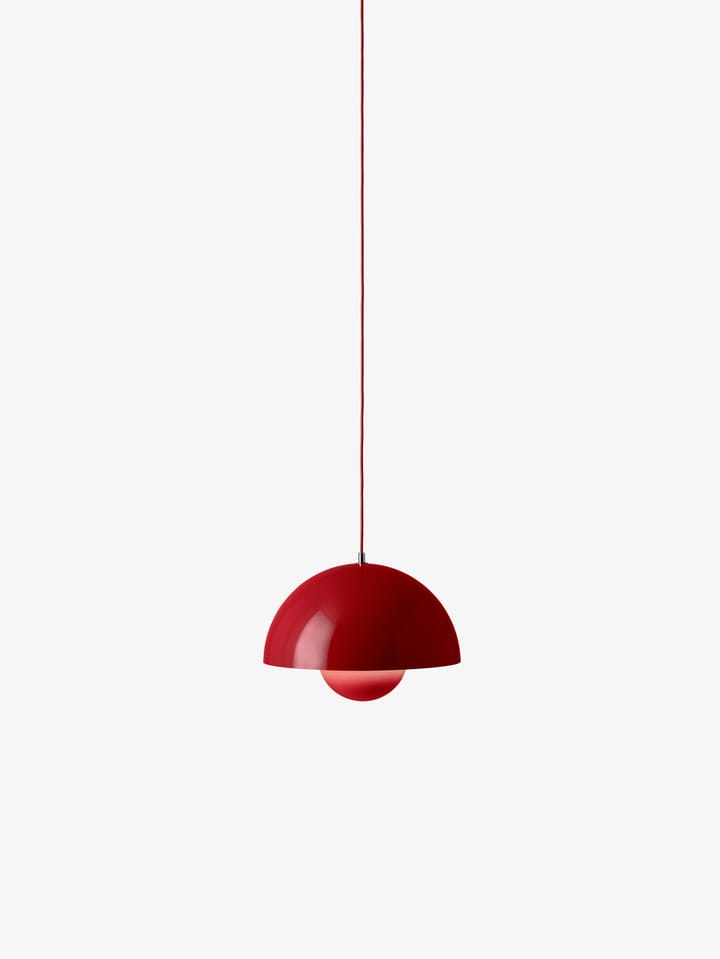 Flowerpot VP7 κρεμαστό φωτιστικό, Vermilion red &Tradition