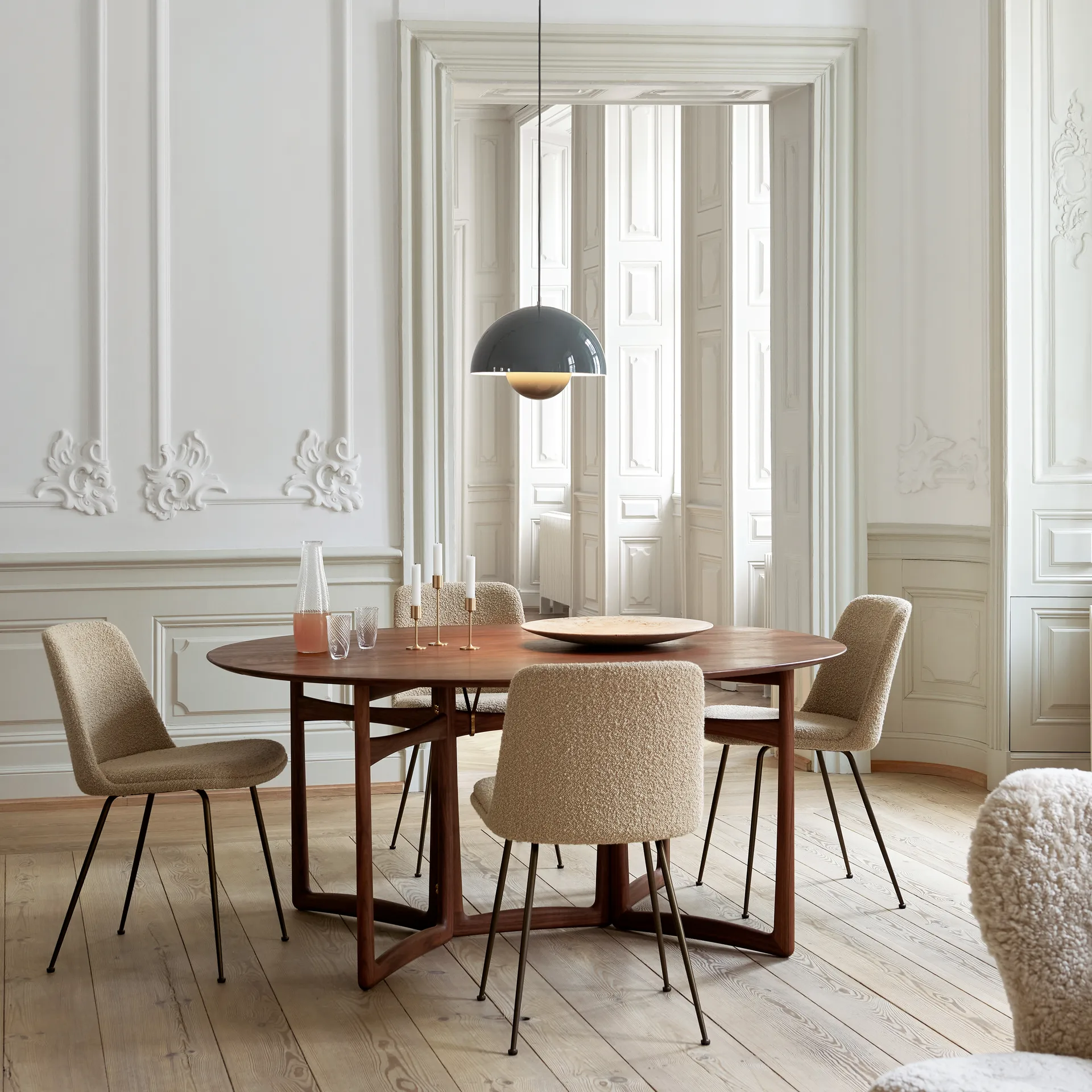 Flowerpot VP7 κρεμαστό φωτιστικό, Μπλε της πέτρας &Tradition