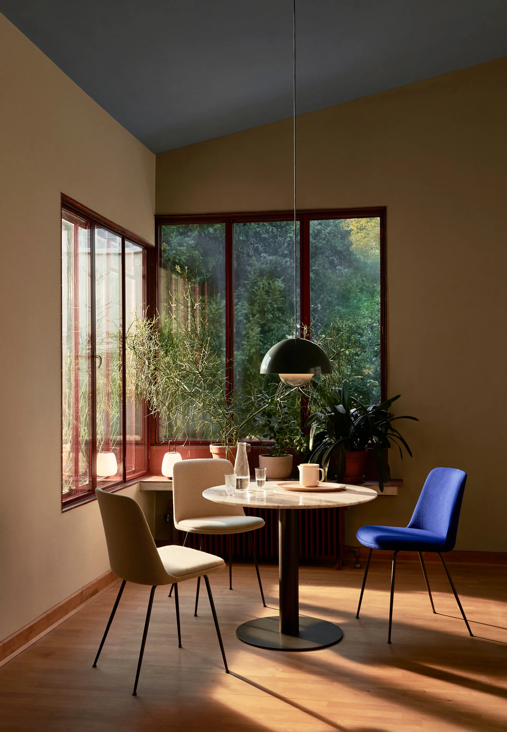 Flowerpot VP7 κρεμαστό φωτιστικό, Μπλε της πέτρας &Tradition