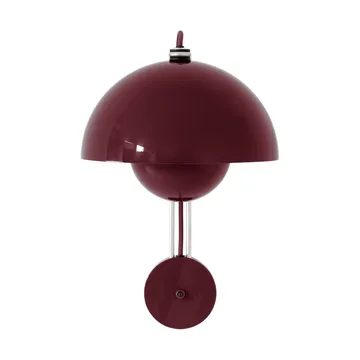 Flowerpot VP8 φωτιστικό τοίχου - Dark plum - &Tradition