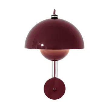 Flowerpot VP8 φωτιστικό τοίχου - Dark plum - &Tradition