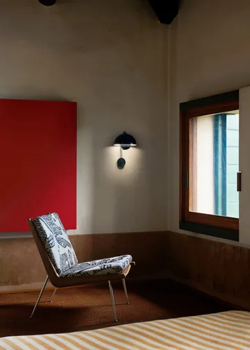 Flowerpot VP8 φωτιστικό τοίχου - Steel blue - &Tradition