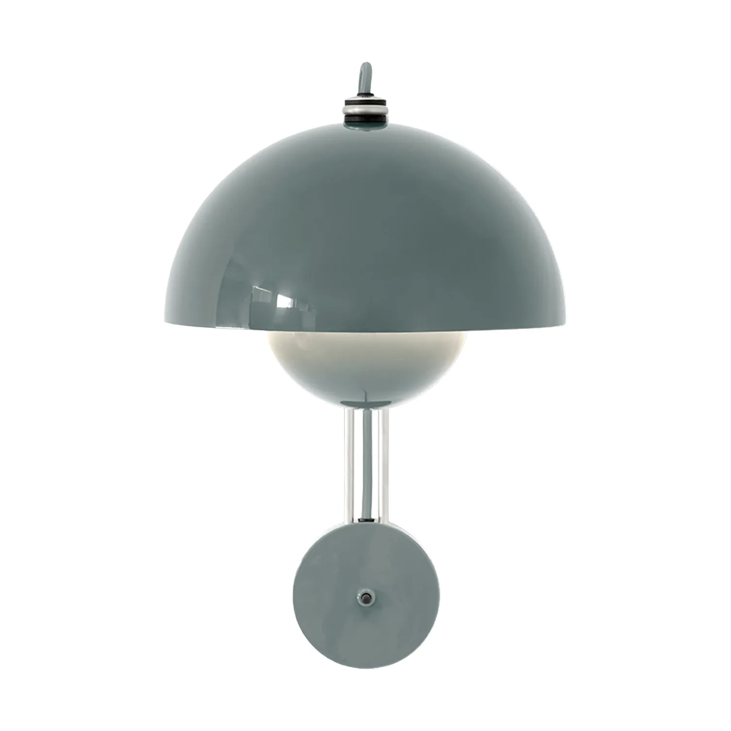 Flowerpot VP8 φωτιστικό τοίχου, Stone blue &Tradition