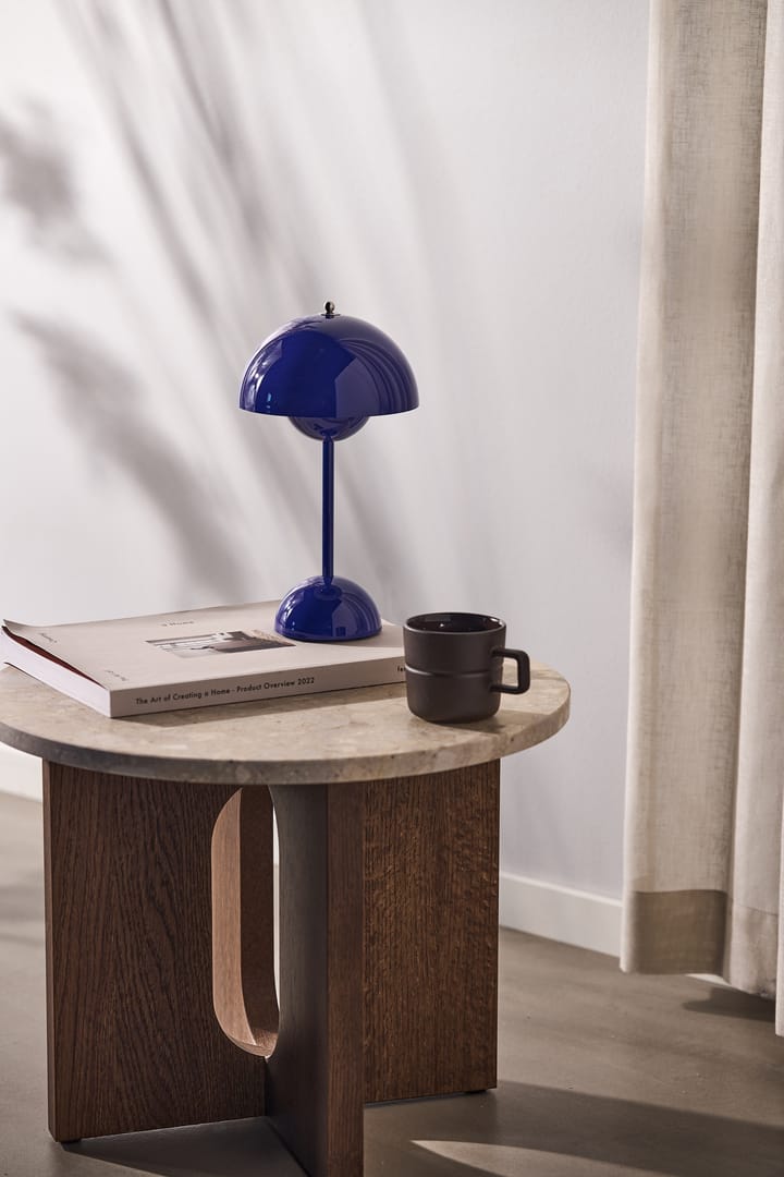 Flowerpot φορητό επιτραπέζιο φωτιστικό VP9, Cobalt blue &Tradition
