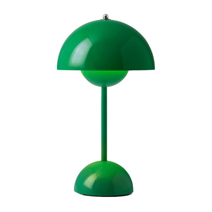 Flowerpot φορητό επιτραπέζιο φωτιστικό VP9, Signal green &Tradition