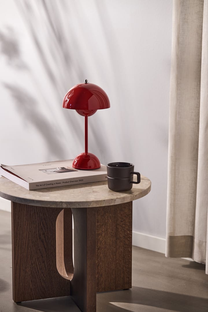 Flowerpot φορητό επιτραπέζιο φωτιστικό VP9, Vermilion red &Tradition