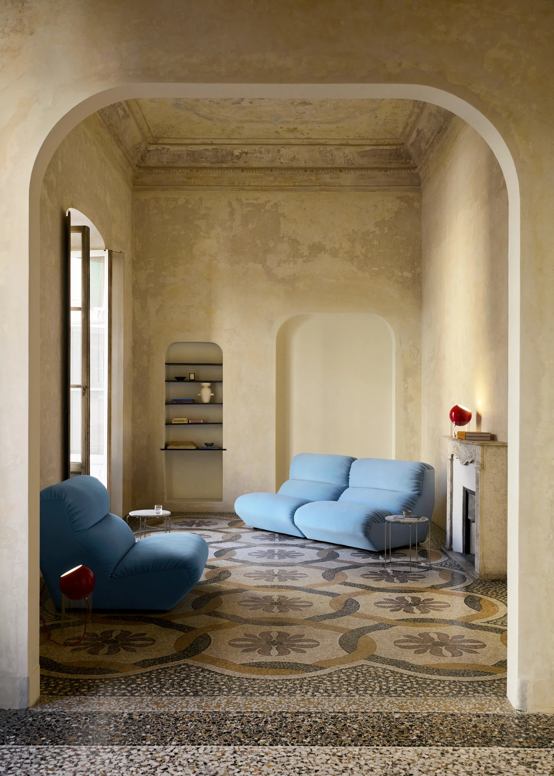 Σύνθετος καναπές Hi Lo AV54 κεντρική μονάδα, Gentle 0733 &Tradition