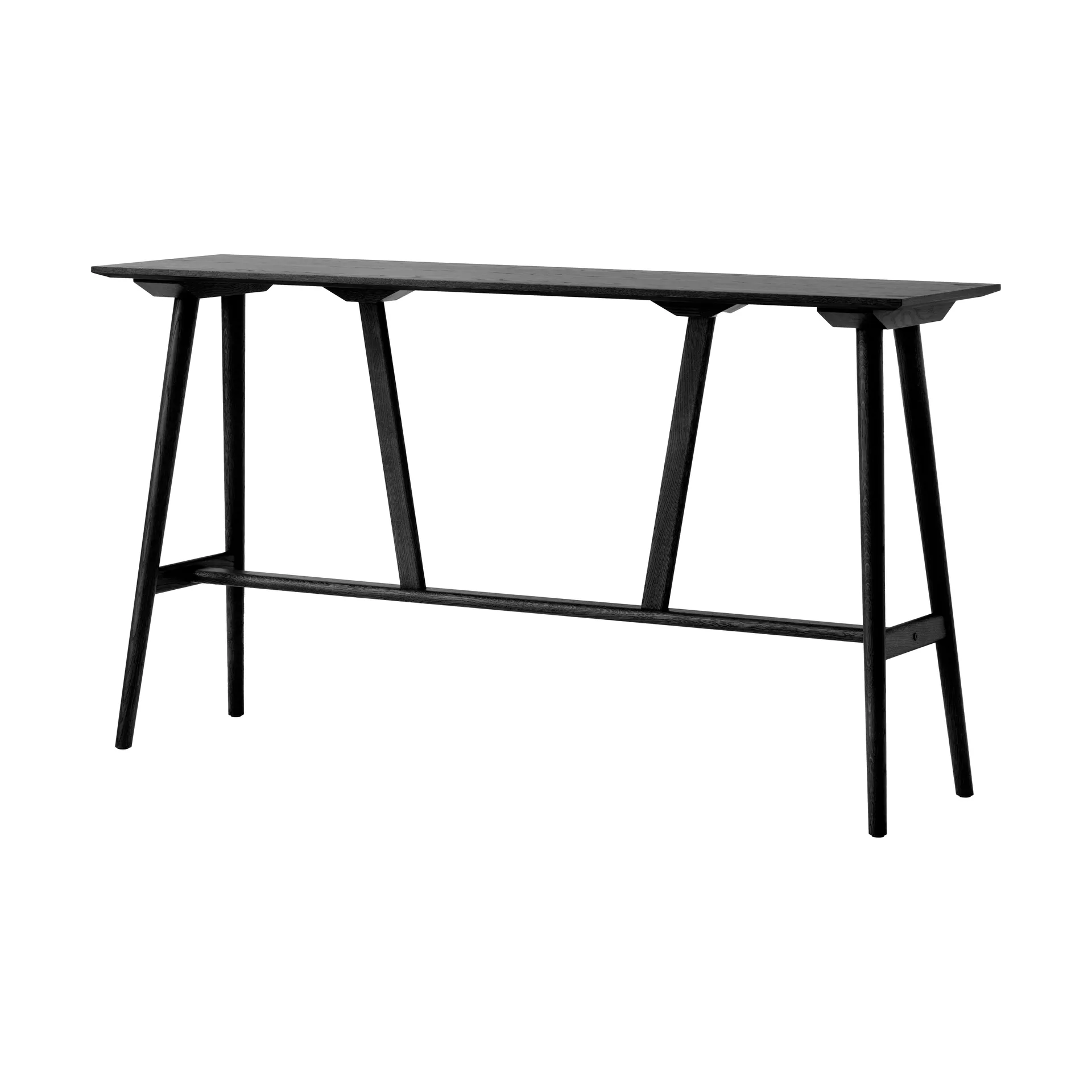 In Between SK27 Bar Table τραπέζι μπαρ 190x50x105 cm, Mαύρη λουστραρισμένη δρυς &Tradition