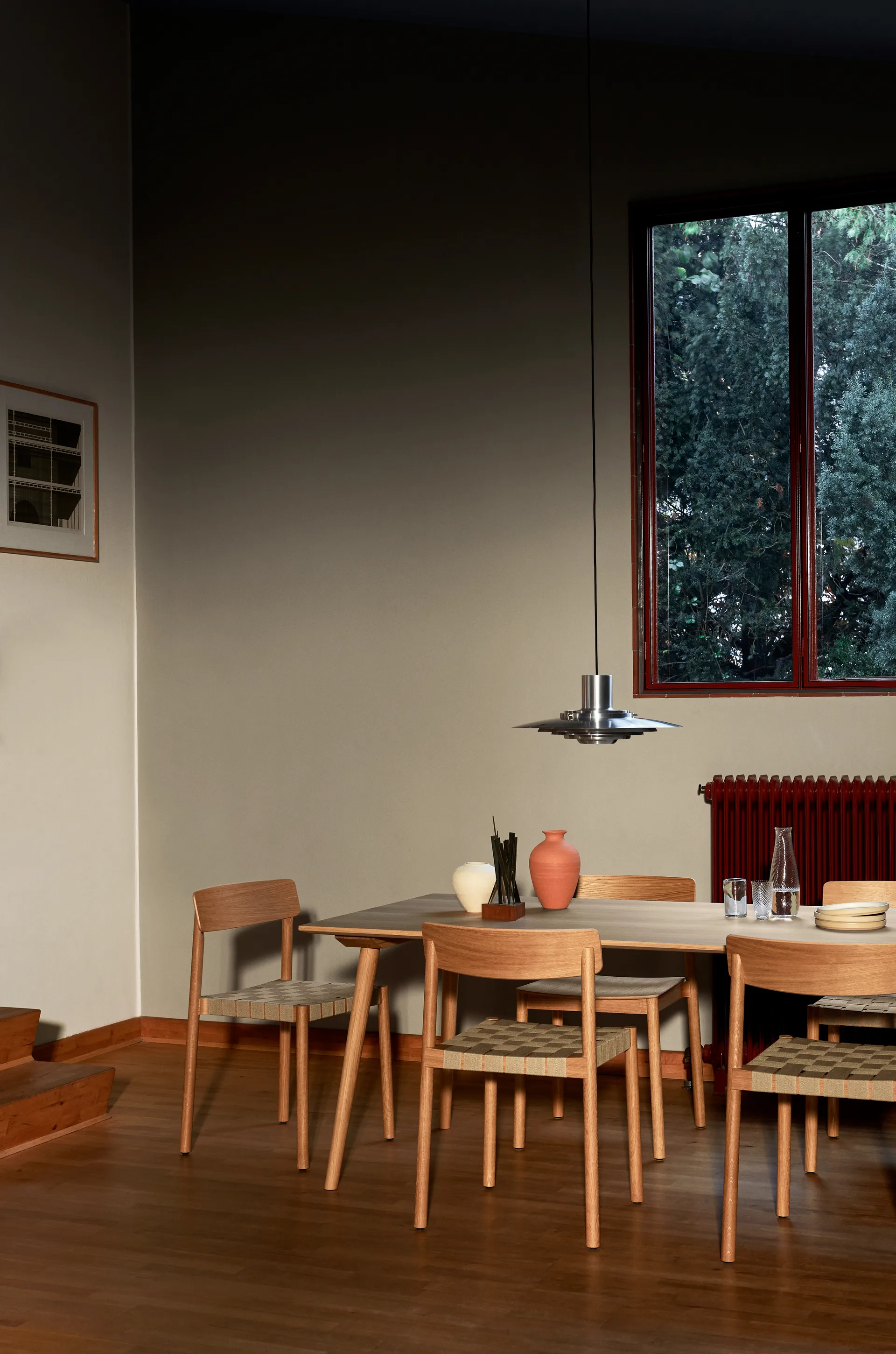 In Between τραπέζι SK6, Διαφανής βερνίκισμένη βελανιδιά &Tradition