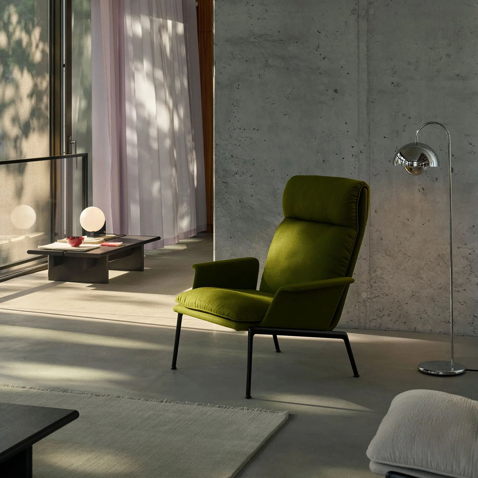 Ita OS3 τραπεζάκι σαλονιού 60x110 cm, Dark stained oak &Tradition