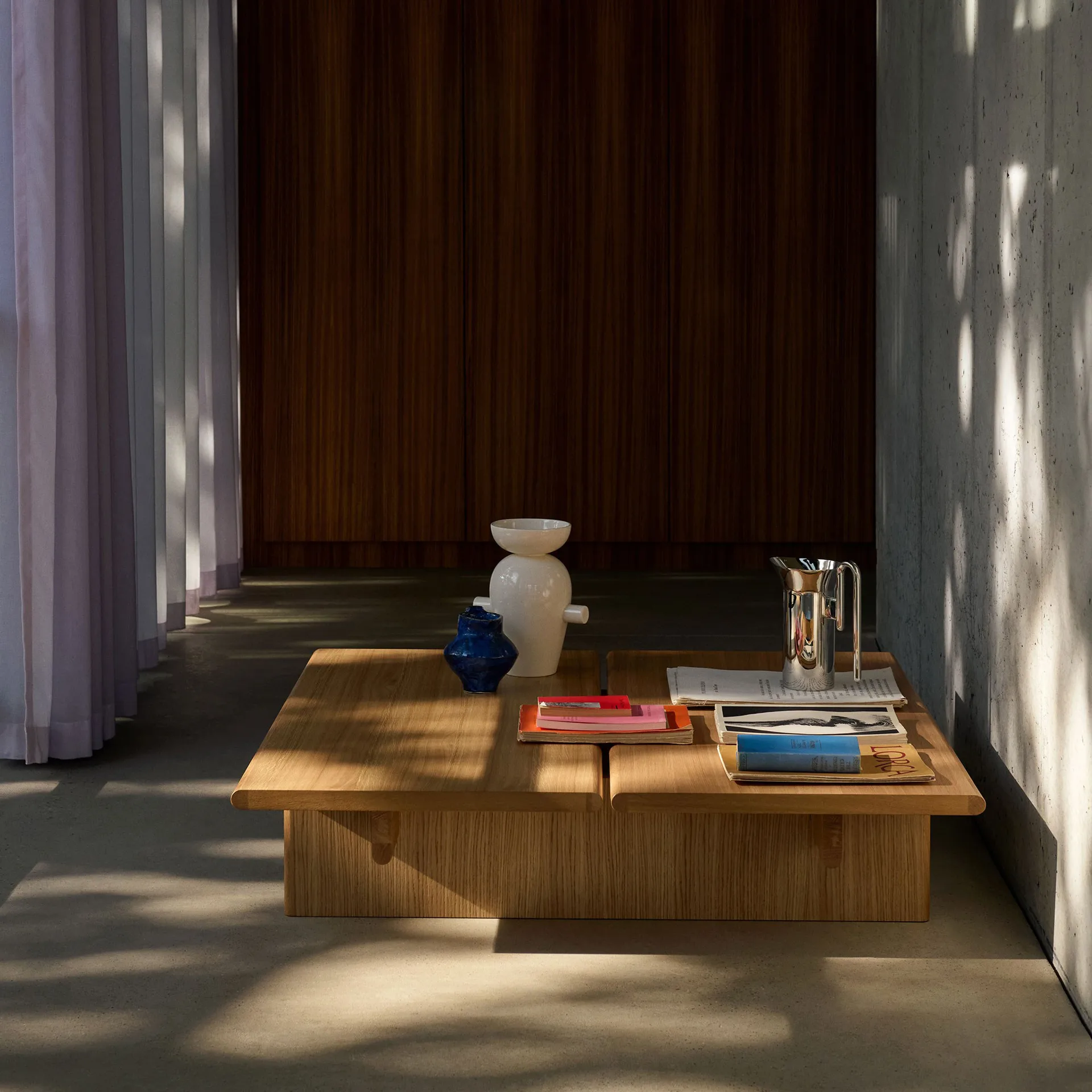 Ita OS4 τραπεζάκι σαλονιού 110x110 cm, Oak &Tradition