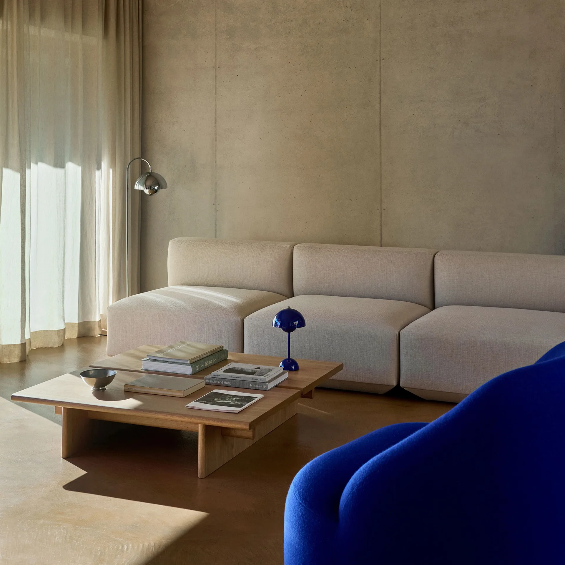 Ita OS4 τραπεζάκι σαλονιού 110x110 cm, Oak &Tradition