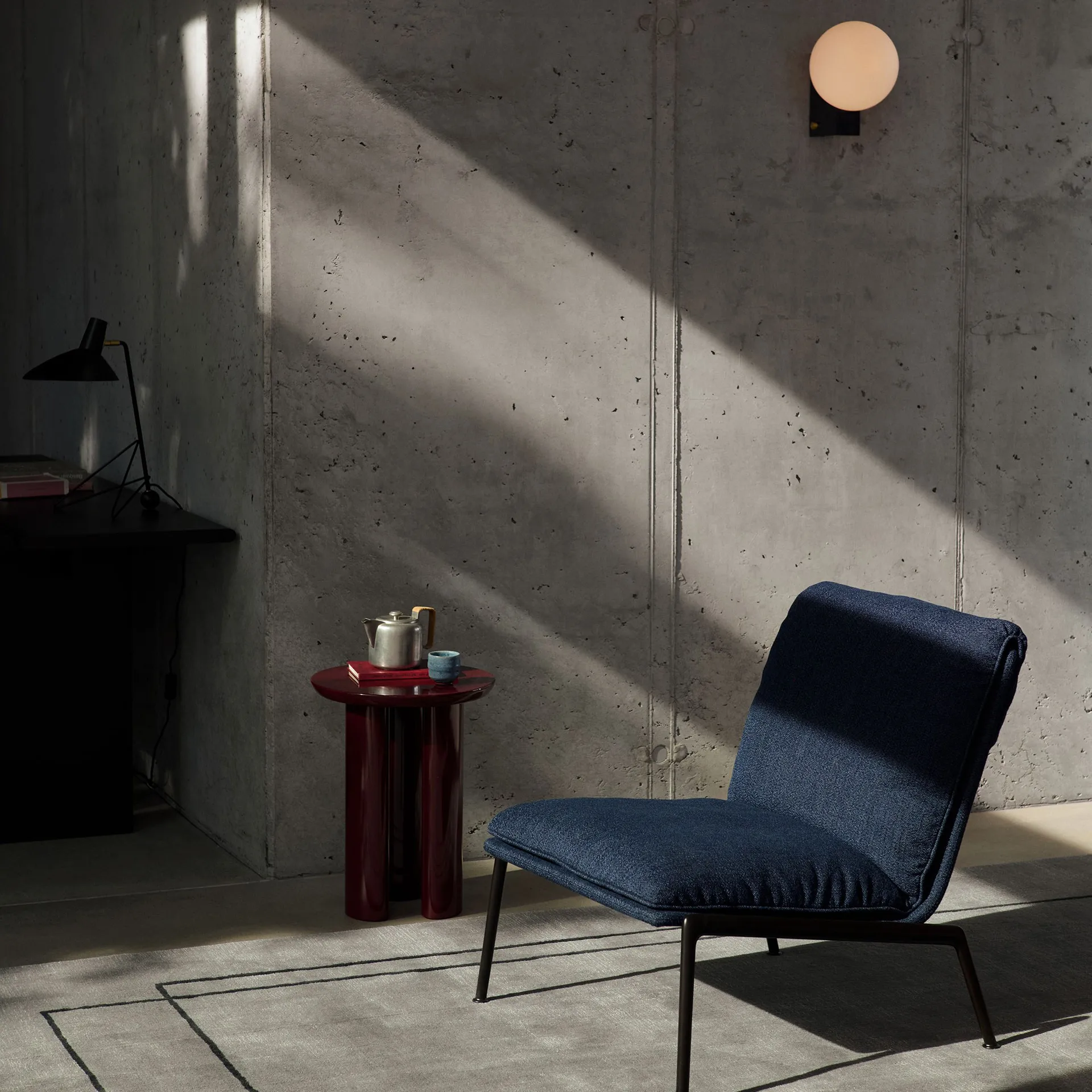 Journey SHY2 φωτιστικό τοίχου, Steel blue &Tradition