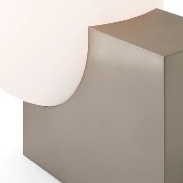 Journey SHY4 επιδαπέδια λάμπα - Borstat stål-opalglas - &Tradition