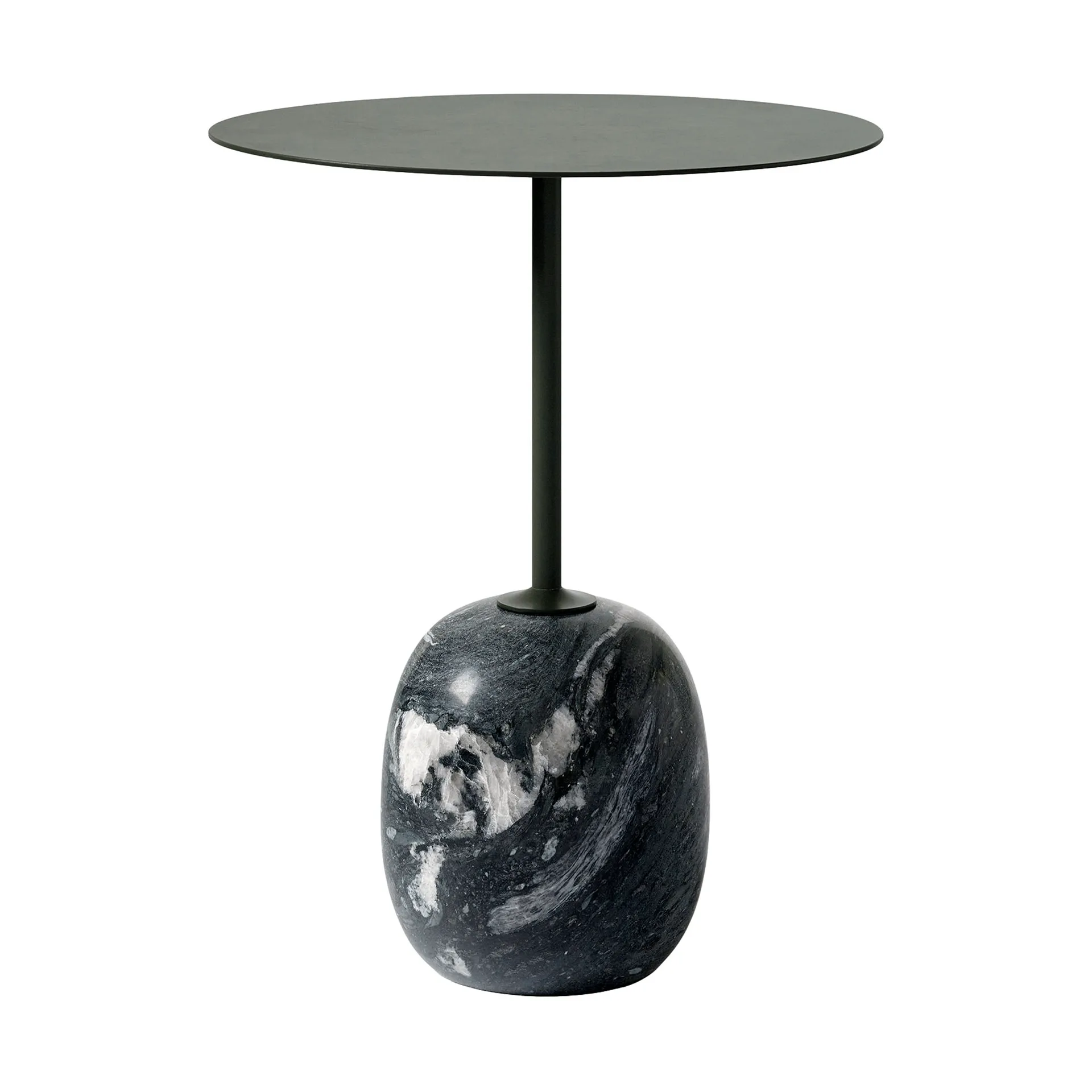 Lato βοηθητικό τραπεζάκι LN8, Deep green-verde grigio, Ø40x50 cm &Tradition