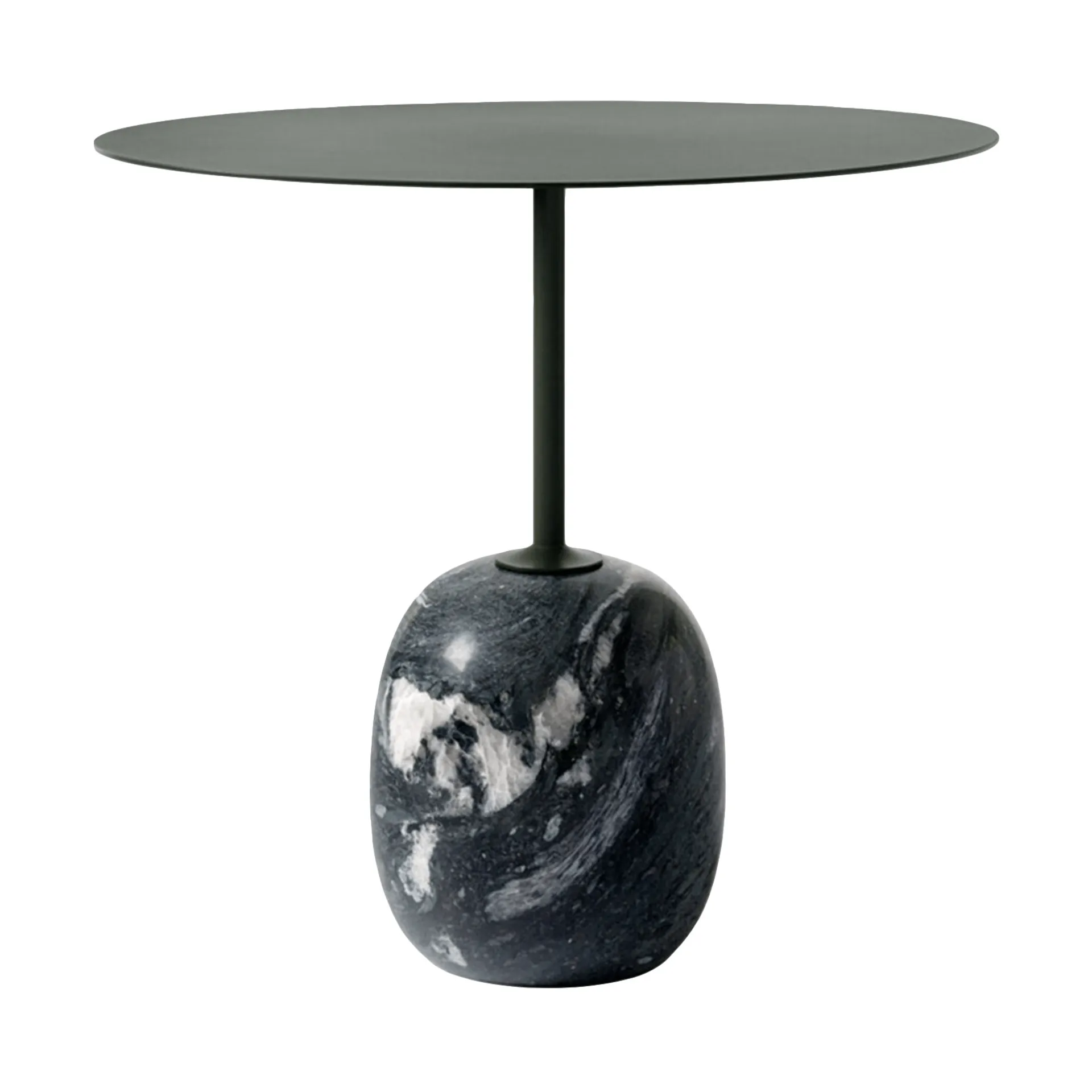 Συνοδευτικό τραπέζι Lato LN9, Deep green-verde grigio, 40x50x45 cm &Tradition