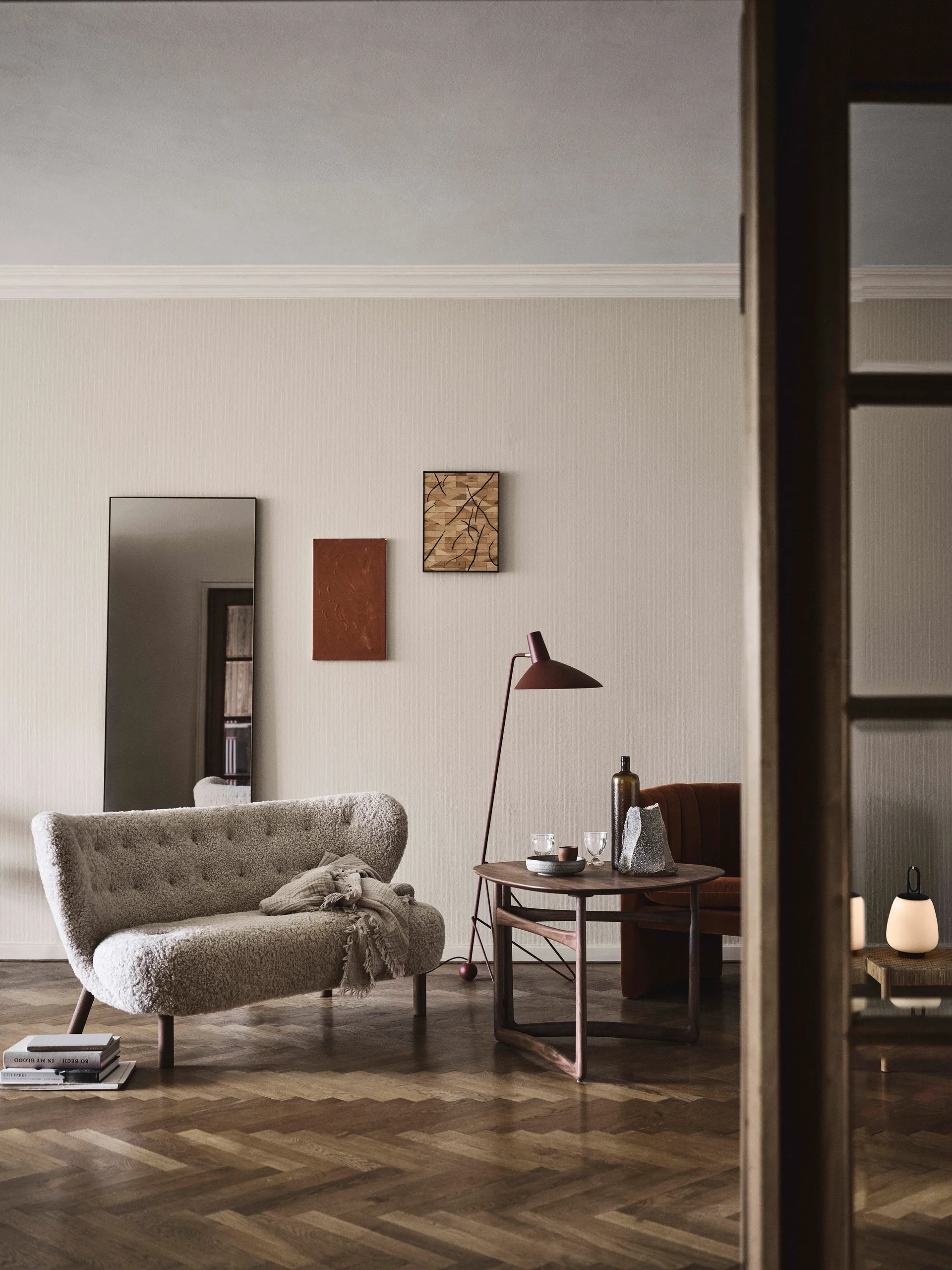 Καναπές Little Petra VB2, Λαδωμένη καρύδια-Moonlight &Tradition