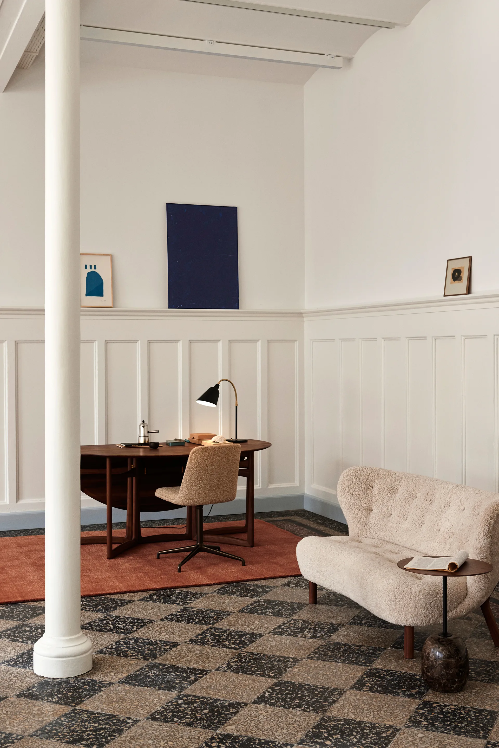 Καναπές Little Petra VB2, Λαδωμένη καρύδια-Moonlight &Tradition